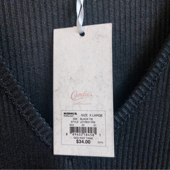 DONATING 08.01.2025 | Candie’s Gigi Mock-Neck Rib-Knit Tank Top - Picture 3 of 7